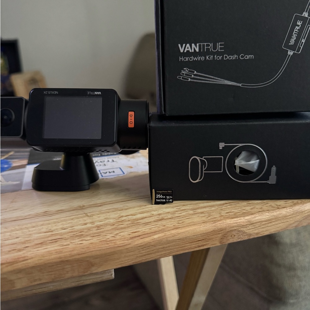 Vantrue Dash Cam with Hardwire Kit